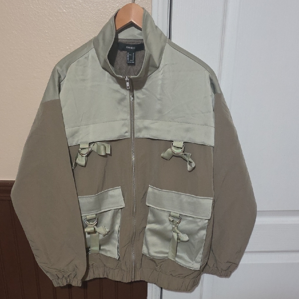 Forever 21 Olive/Sage Casual Jacket